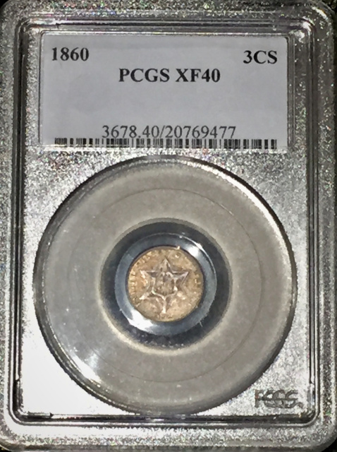 1860 PCGS XF40
